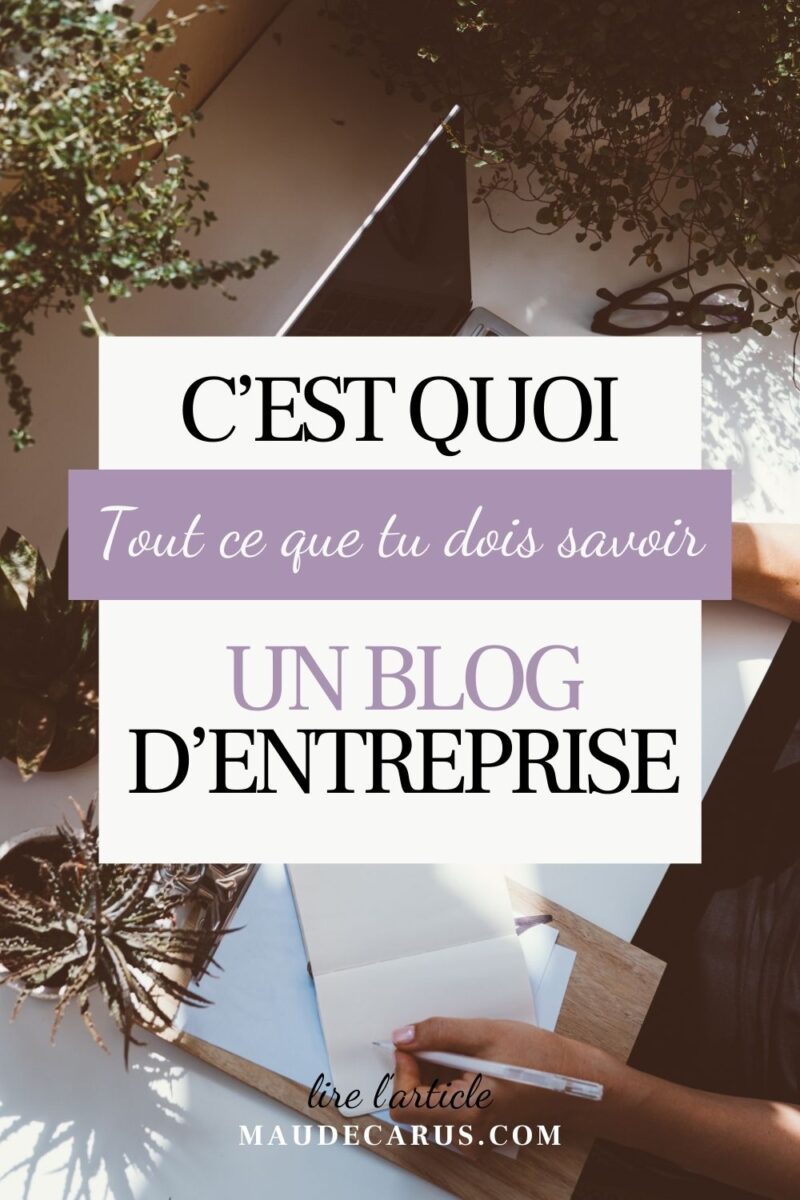 blog pour entreprise, son utilité