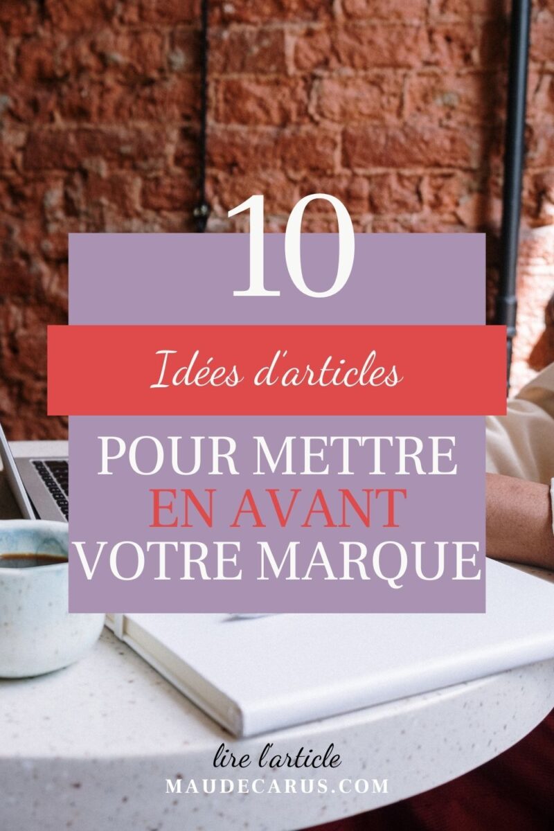 10 idées d'articles blog e-commerce